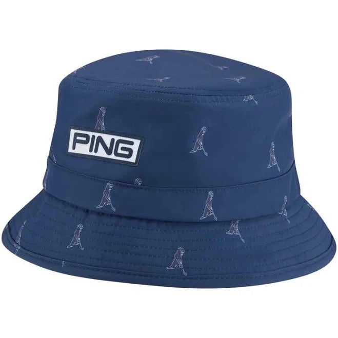 Mr Ping Bucket Hat Navy