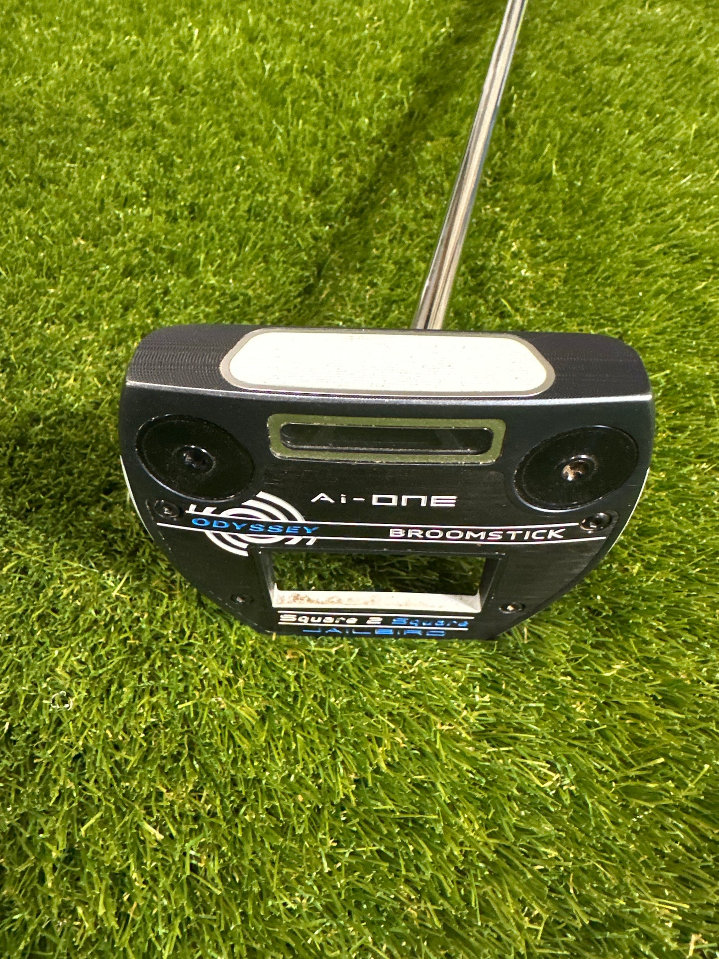 Odyssey Ai Square 2 Square Jailbird Broomstick 47" Putter