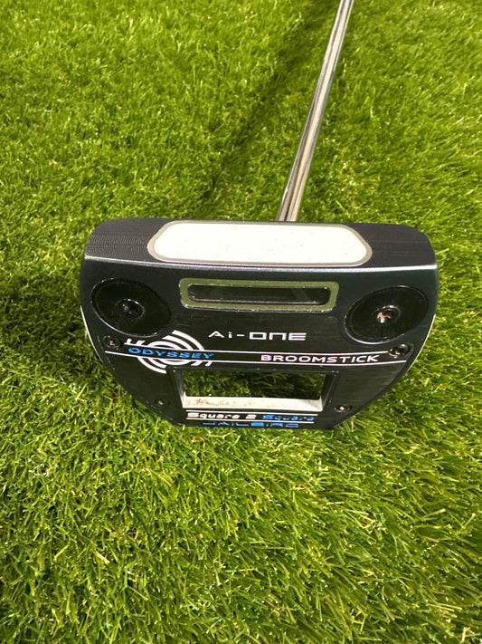 Odyssey Ai Square 2 Square Jailbird Broomstick 47" Putter