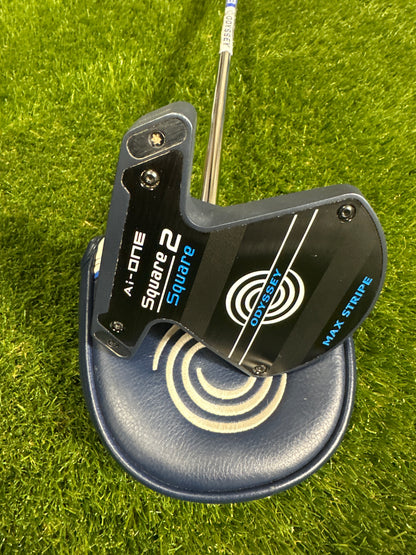 Odyssey Ai One Square 2 Square Max Stripe 34" Putter