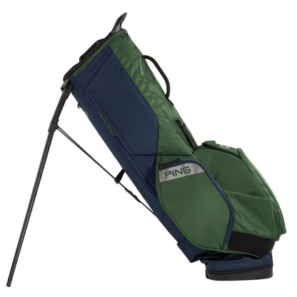 Ping Hoofer Bag - Dark Green, Navy & Grey