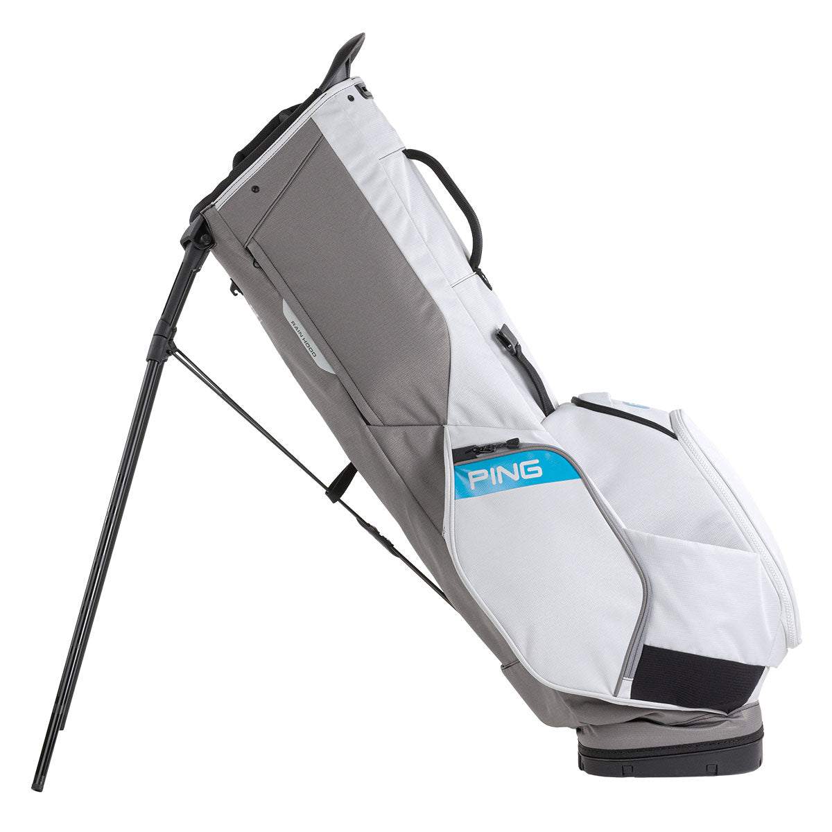 Ping Hoofer Bag - Light Grey, Blue & Graphite