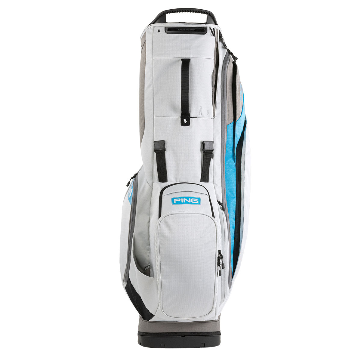 Ping Hoofer Bag - Light Grey, Blue & Graphite