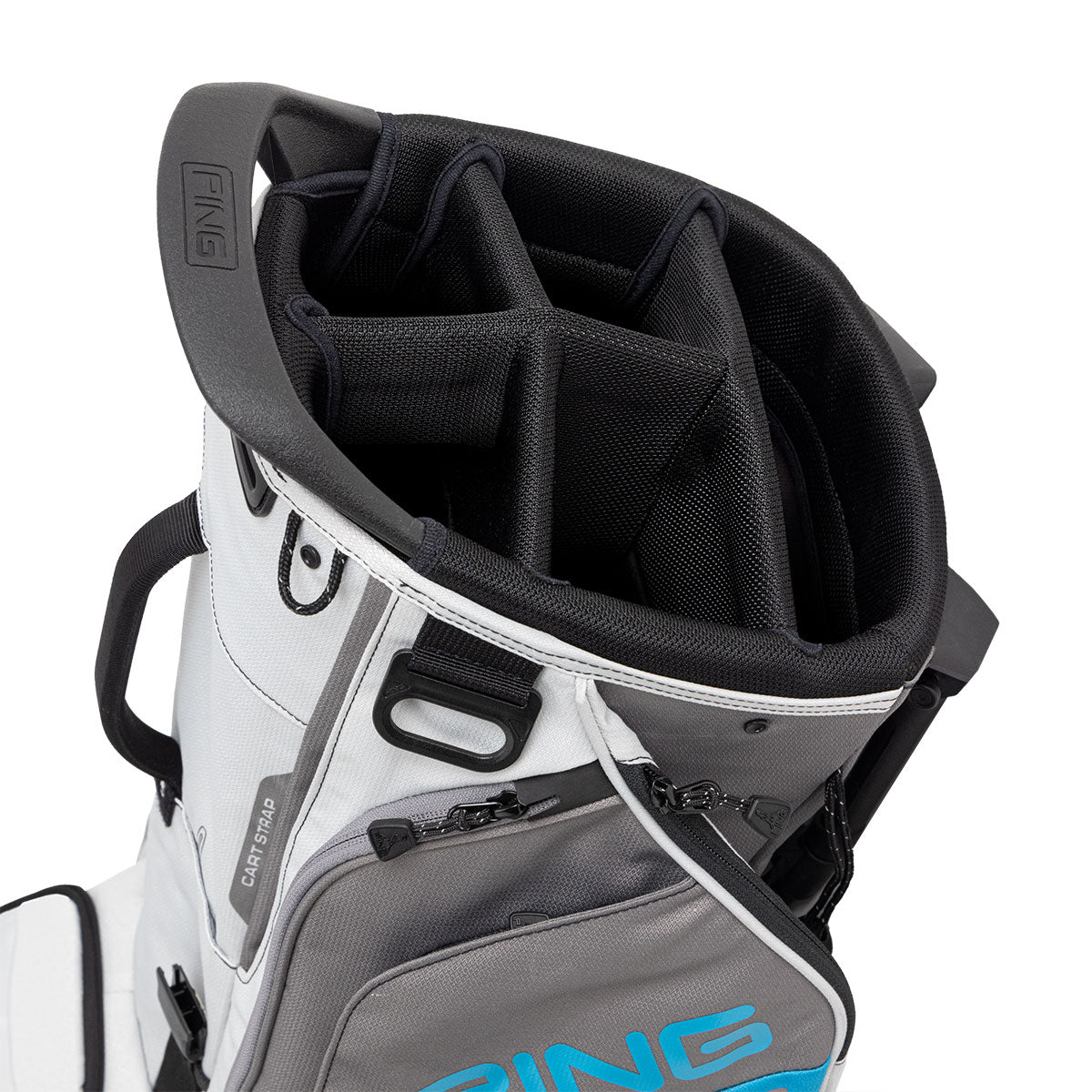 Ping Hoofer Bag - Light Grey, Blue & Graphite