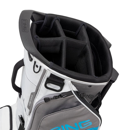 Ping Hoofer Bag - Light Grey, Blue & Graphite