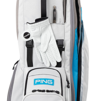 Ping Hoofer Bag - Light Grey, Blue & Graphite