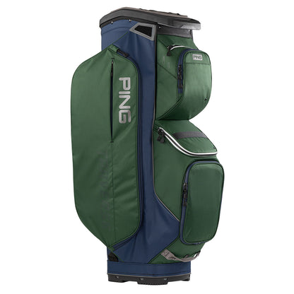Ping Traverse Cart Bag - Dark Green, Navy & White