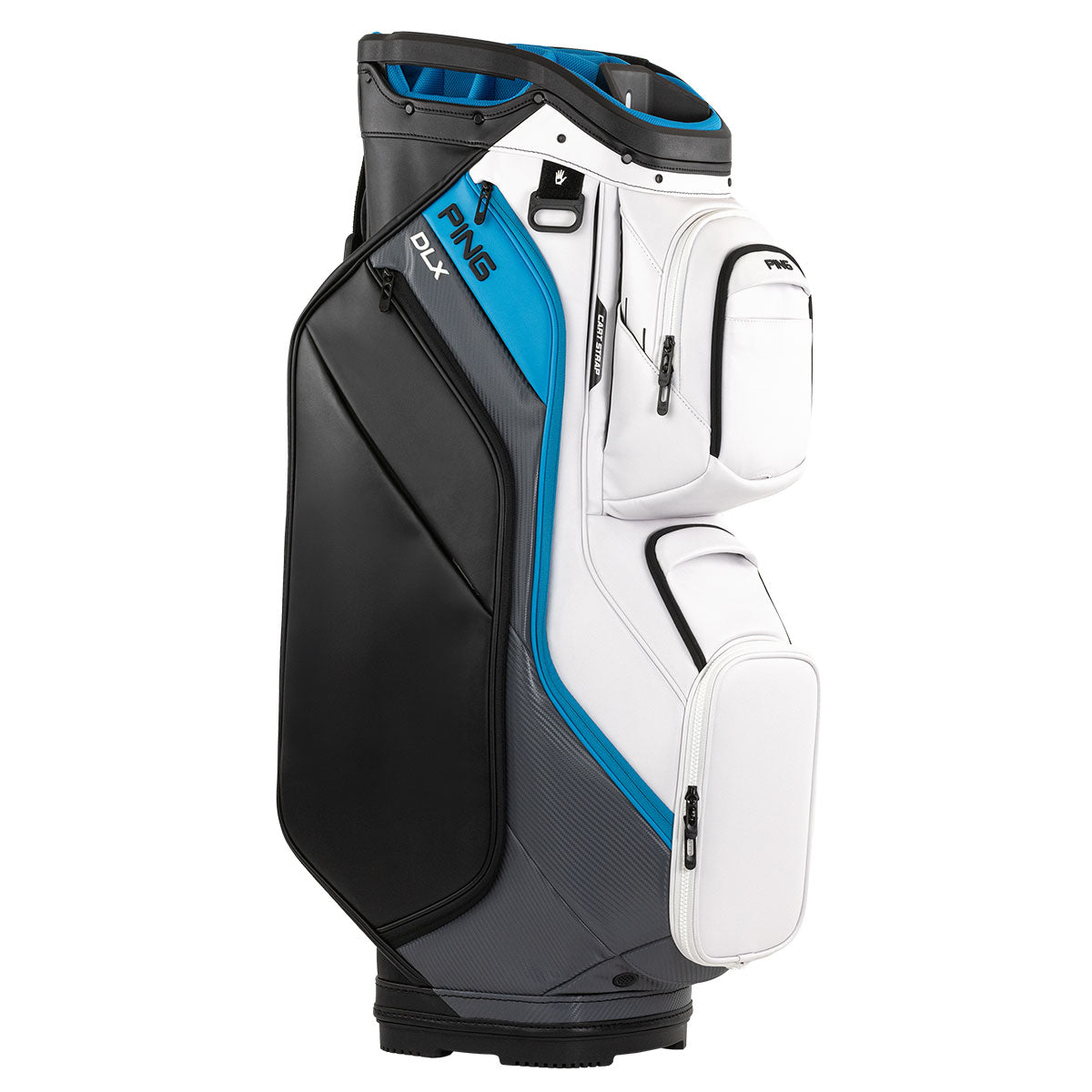 Ping DLX Bag - White, Dark Grey & Blue