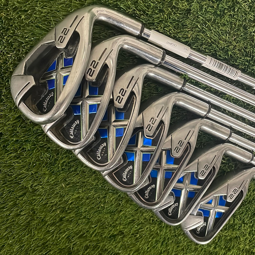 Callaway X22 Irons 4-PW (Missing 7 Iron)