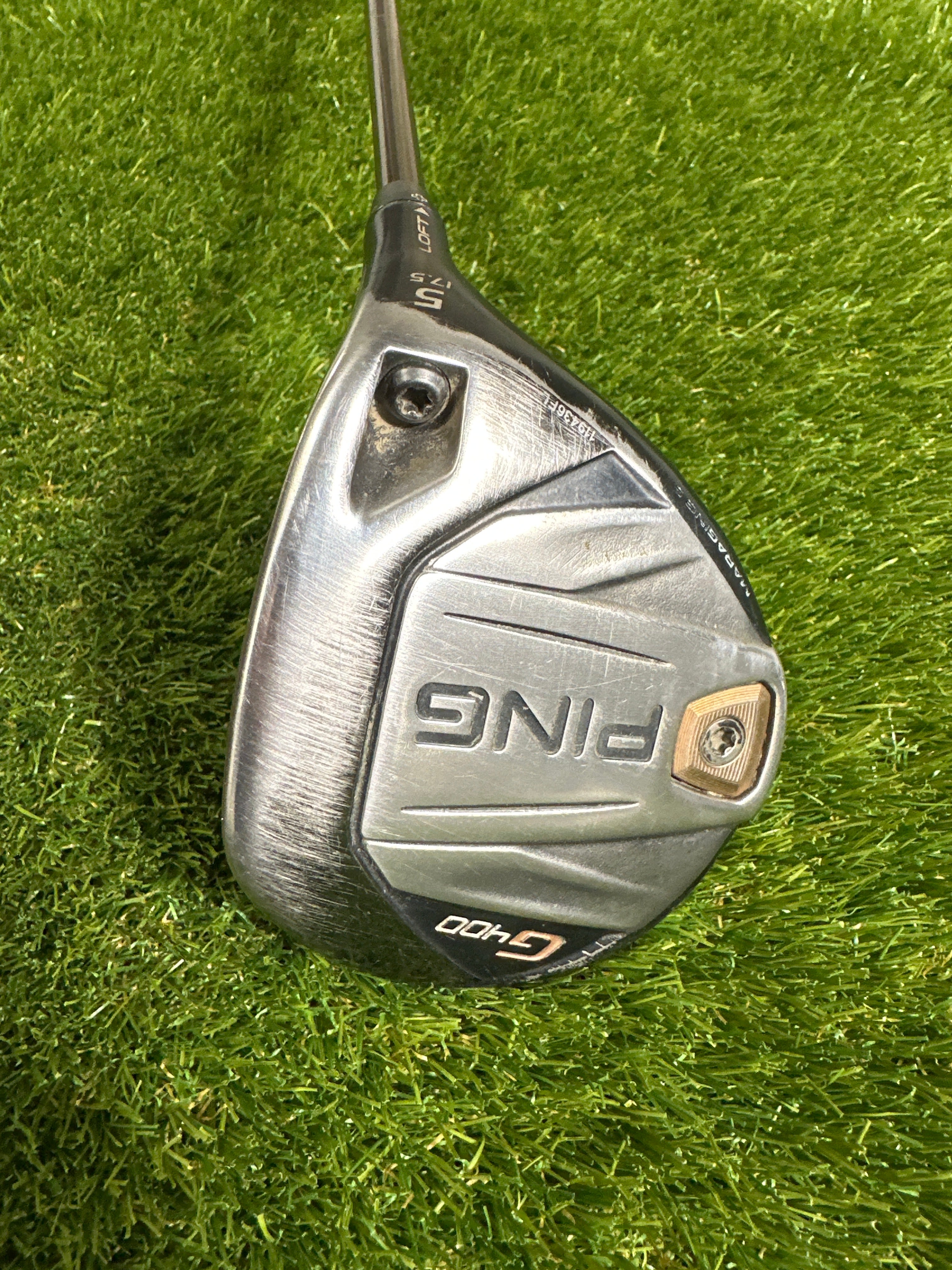 PING G400 5w 5番フェアウェイウッド 17.5度 ヘッドカバー付き ping G400 5w フェアウェイウッド(ヘッドカバー付)