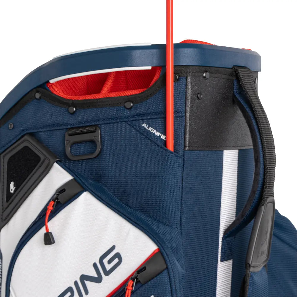 Ping Pioneer Bag - Navy, White & Red