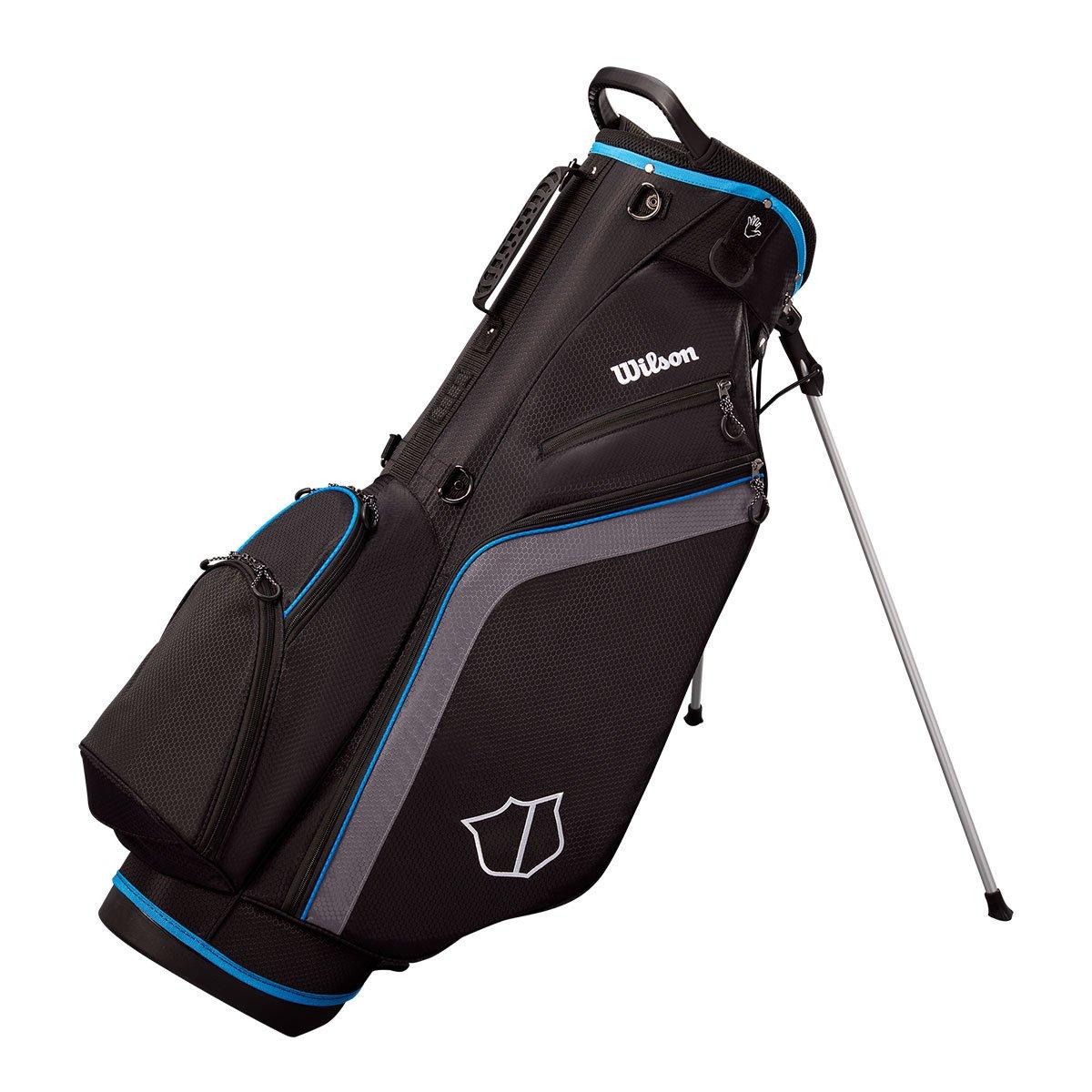 Wilson LITE Stand Bag - Black/Charcoal/Blue