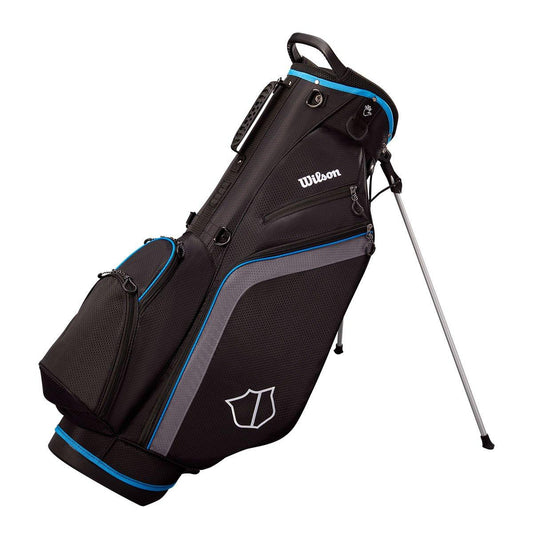 Wilson LITE Stand Bag - Black/Charcoal/Blue
