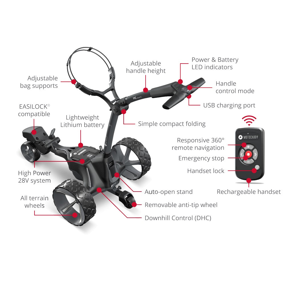 Motocaddy ME Remote Electric Trolley