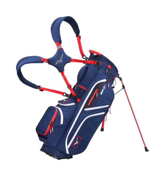 Mizuno BR DX Stand Bag Navy/Red