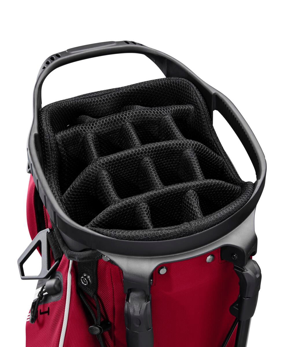 Wilson Talus 14 Stand Bag Staff Red