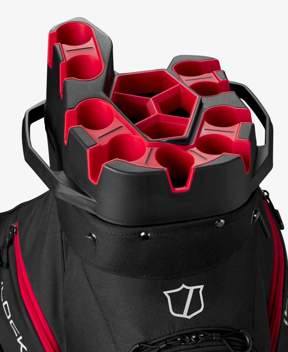 Wilson I-lock Cart Bag Black/Red