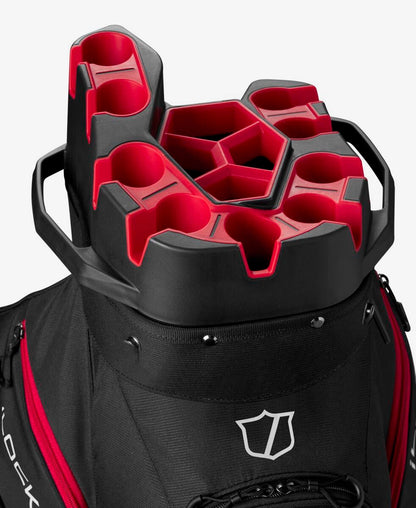 Wilson I-lock Cart Bag Black/Red