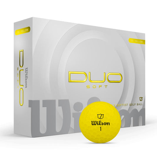 Wilson Duo Soft Balls Yellow (Dozen)