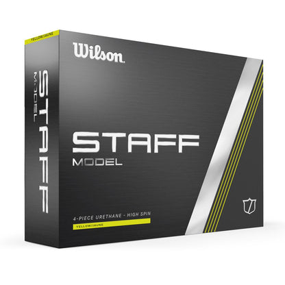 Wilson Staff Model Balls Yellow (Dozen)