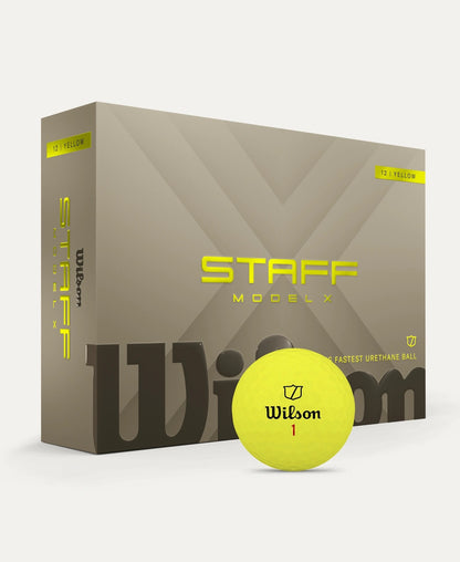 Wilson Staff Model X Balls Yellow Dozen 2026