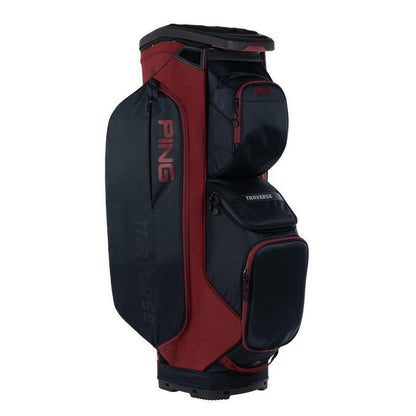 Ping Traverse 244 Golf Cart Bag - Black/Heather Red