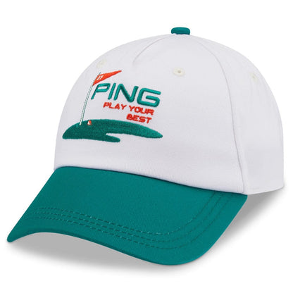 Ping Retro Cap - Jet Stream/Cadmium Green