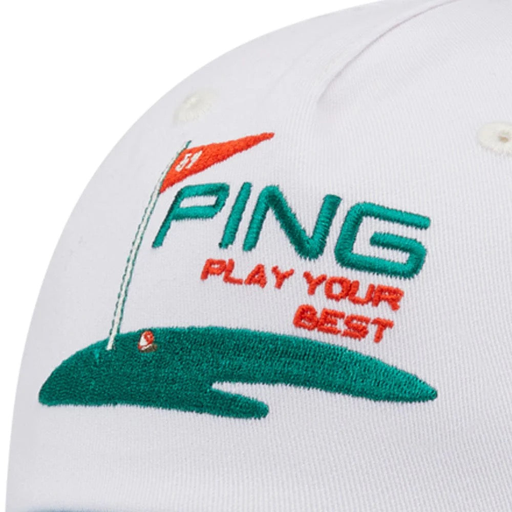Ping Retro Cap - Jet Stream/Cadmium Green