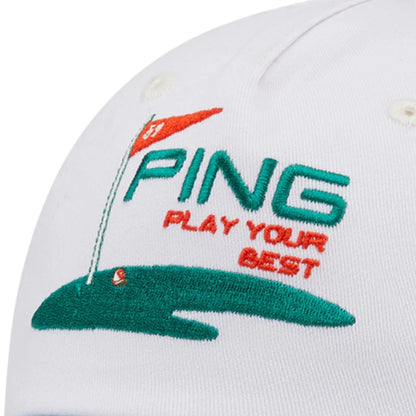 Ping Retro Cap - Jet Stream/Cadmium Green