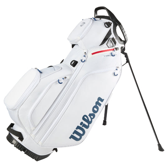 Wilson Talus 5 Stand Bag White/Red/Blue