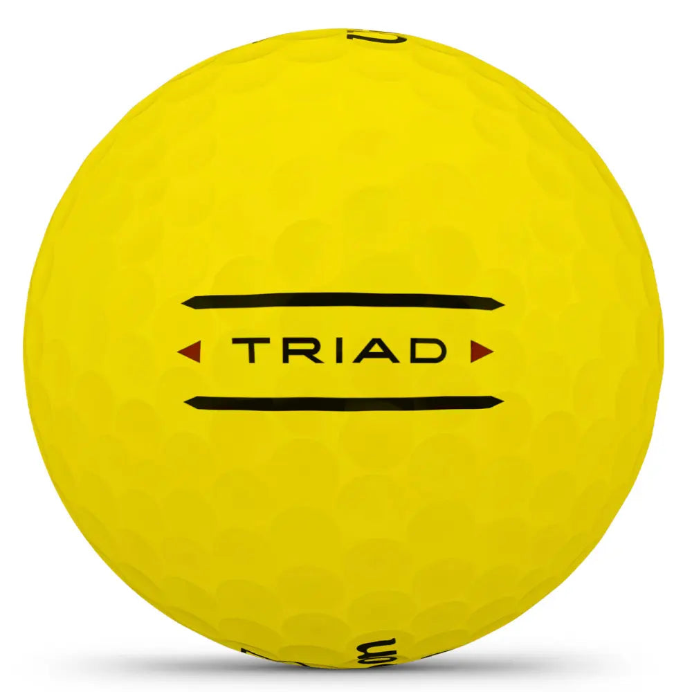 Wilson Triad Yellow Balls (Dozen)